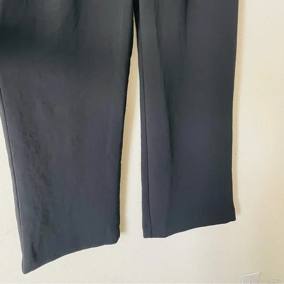 Abercrombie & Fitch SIZE 28 high rise wide leg pants trousers in black - Picture 3 of 6